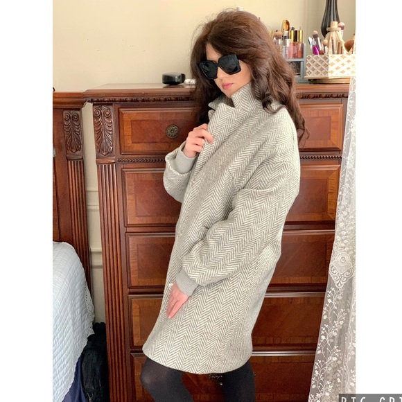 Stradivarius wool coat - Picture 5 of 13